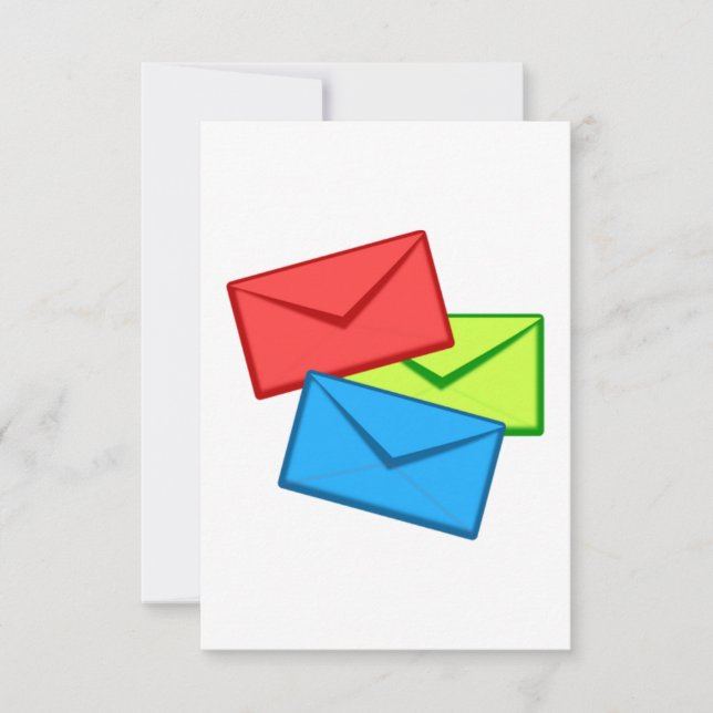 Sobres de colores (Anverso)