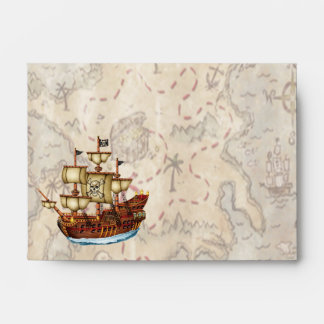 Sobres de cumpleaños PIRATE para invitaciones