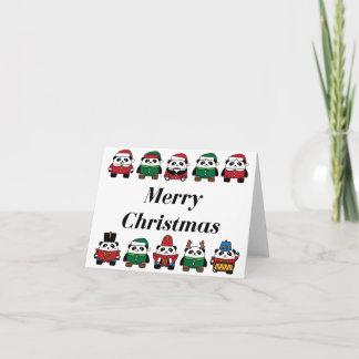 Sobres de tarjetas de felicitación de Navidad Pand