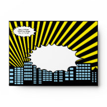 Sobres del fiesta del super héroe