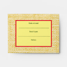 Sobres para salvar semillas, rústico, bonito, rega