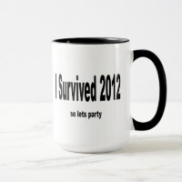 "Sobreviví 2012" tazas