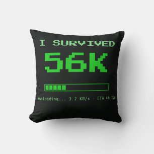 Sobreviví 56K Almohada de lanzamiento