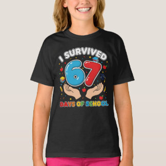 Sobreviví 67 Días de Profesores Alumnos Camiseta