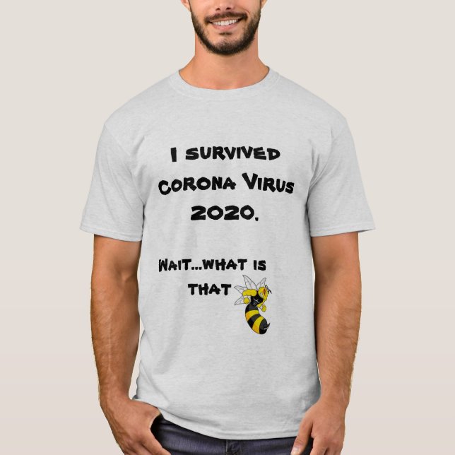 Sobreviví a la camiseta Corona 2020 (Anverso)