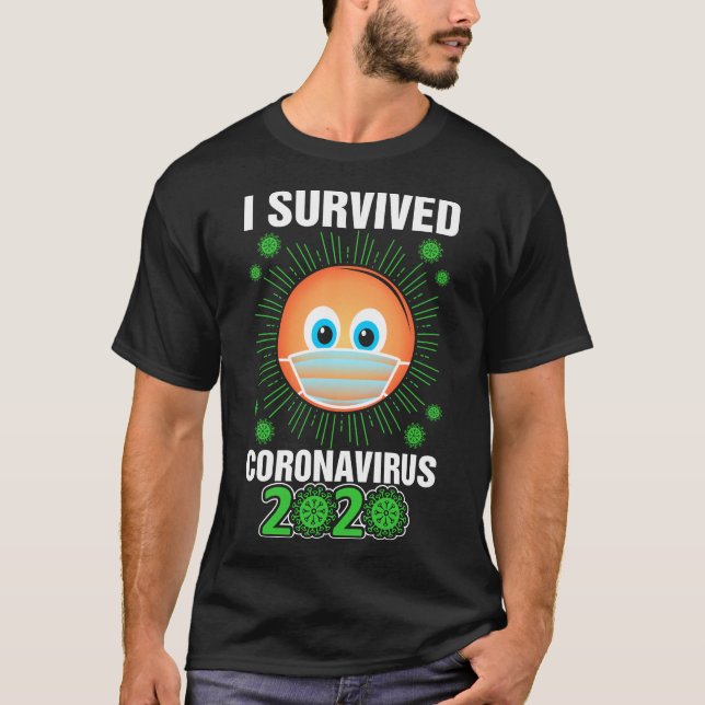 Sobreviví a la camiseta Coronavirus 2020 (Anverso)