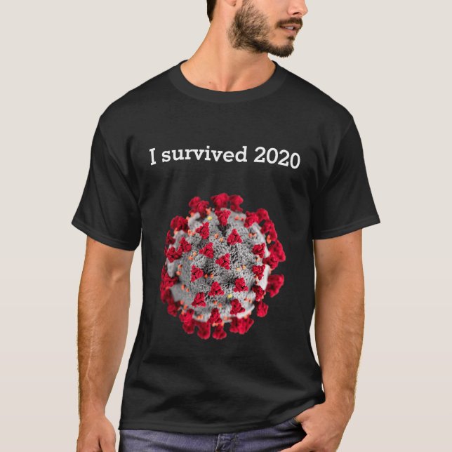 Sobreviví a la camiseta del coronavirus (Anverso)