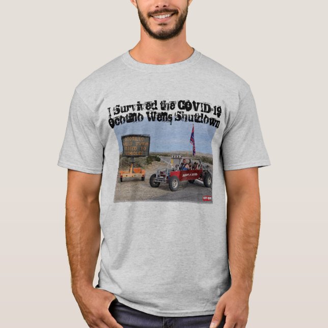 Sobreviví a la camiseta del Ocotillo de cierre (Anverso)