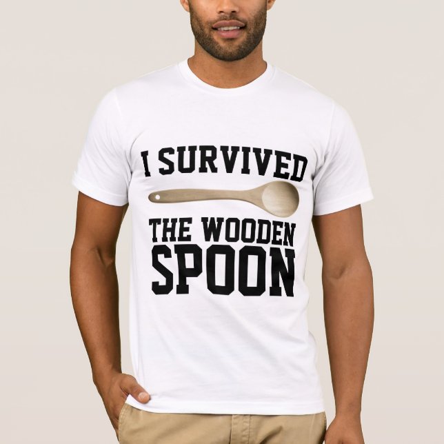 Sobreviví a la cuchara de madera, Camisetas divert (Anverso)