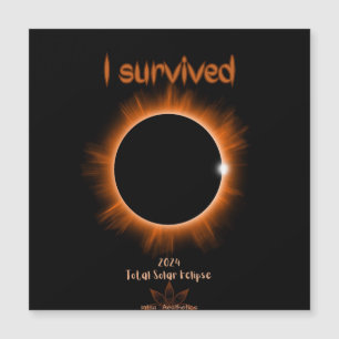 Sobreviví a la tarjeta magnética del eclipse solar