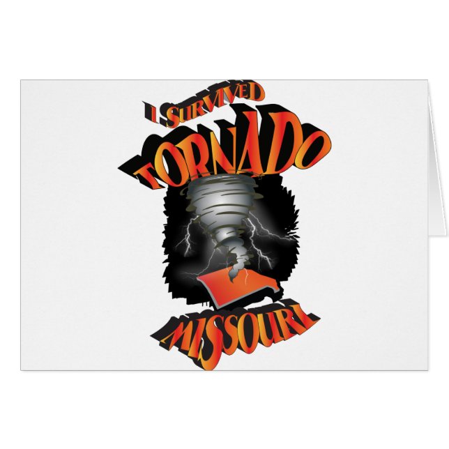 Sobreviví a Tornado Missouri (Anverso (Horizontal))