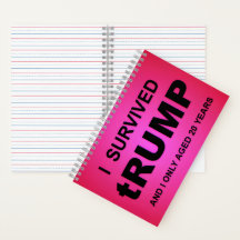 Sobreviví al Cuaderno en espiral tRUMP
