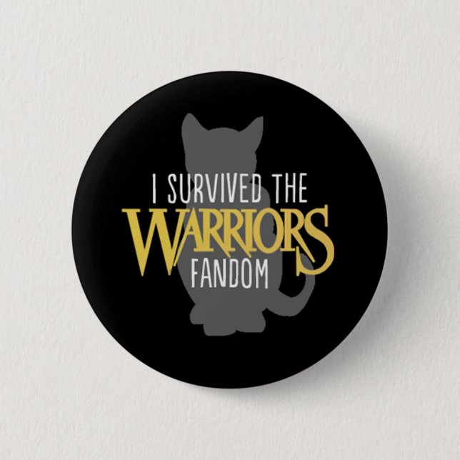 Sobreviví al Fandom de los guerreros - 2,5" botón (Anverso)