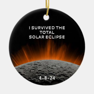 Sobreviví al ornamento del eclipse solar