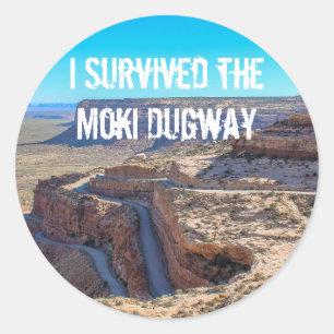 Sobreviví al Pegatina Moki Dugway