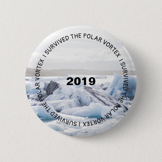 Sobreviví el botón polar del vórtice 2019 (Anverso)