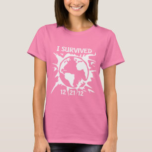 "Sobreviví" el extremo 12-21-12 de la camiseta de