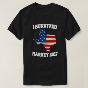 Sobreviví la camisa para hombre de Harvey Tejas