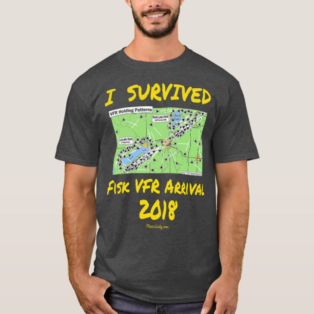Sobreviví la camiseta 2018 de la llegada de Fisk (Anverso)