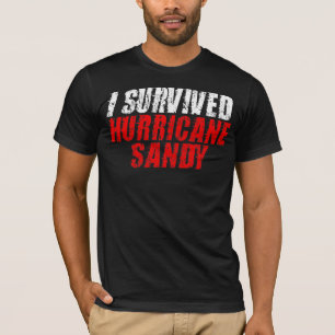 Sobreviví la camiseta apenada Sandy del huracán