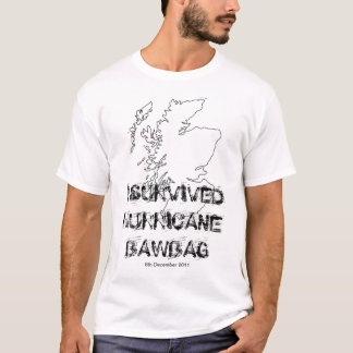 Sobreviví la camiseta de Bawbag del huracán