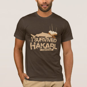 Sobreviví la camiseta de Hákarl