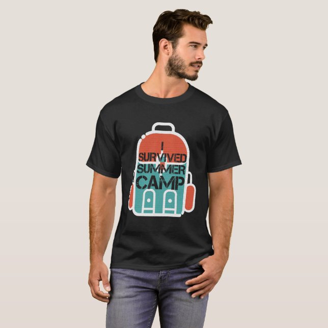 Sobreviví la camiseta de la supervivencia del (Anverso completo)