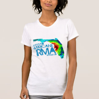 Sobreviví la camiseta de las mujeres de Irma del
