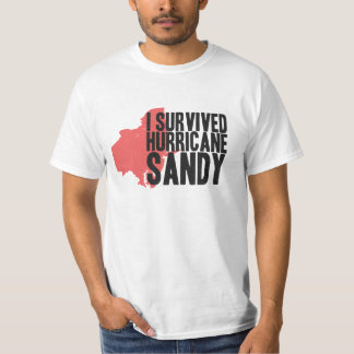 Sobreviví la camiseta de Sandy del huracán