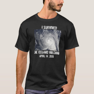 Sobreviví la camiseta del volcán de Islandia