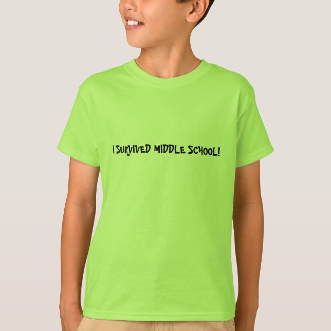 SOBREVIVÍ LA ESCUELA SECUNDARIA - camisa (Anverso)