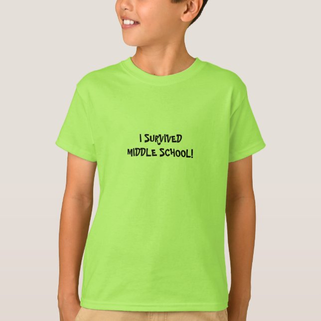 ¡SOBREVIVÍ LA ESCUELA SECUNDARIA! - camisa (Anverso)