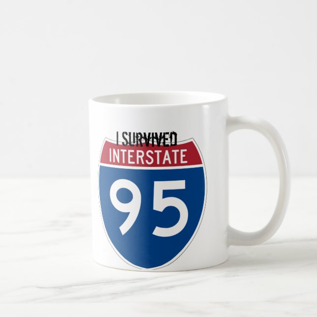 Sobreviví la taza de café de I-95 CommuterTrooper (Derecha)