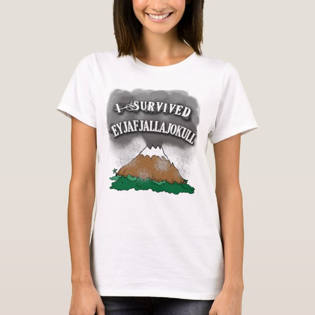 Sobreviví las camisetas de Eyjafjallajokull, (Anverso)