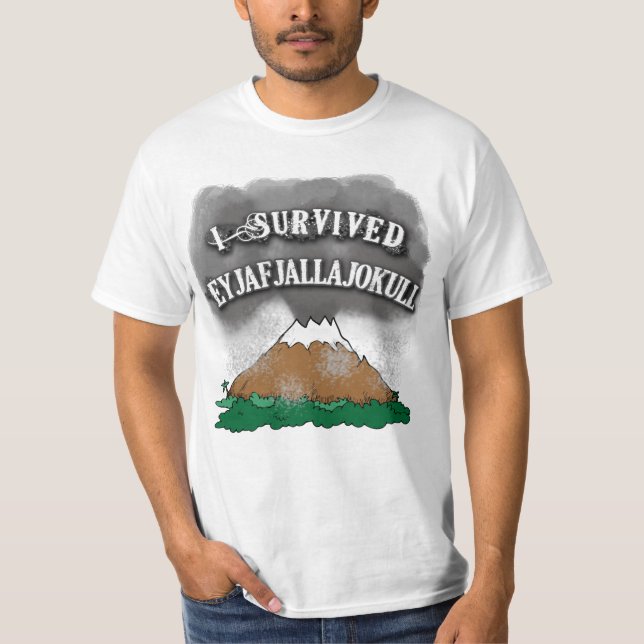 Sobreviví las camisetas de Eyjafjallajokull, (Anverso)