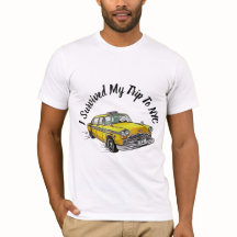 Sobreviví mi viaje a la camiseta de taxi amarillo