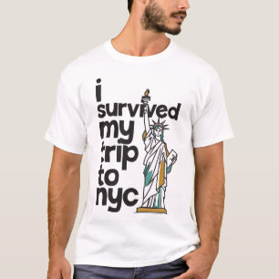 Sobreviví mi viaje a nyc camiseta
