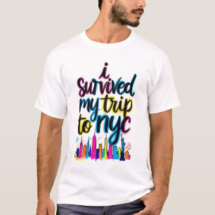 Sobreviví mi viaje a nyc camiseta