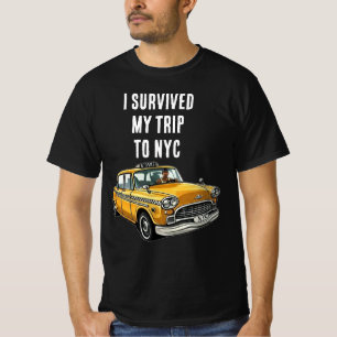 Sobreviví mi viaje a NYC Camiseta divertida de tax