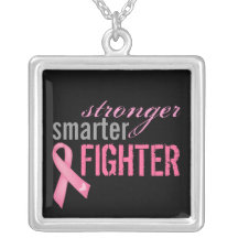 Sobreviviente de cáncer de mama Collar collar de p