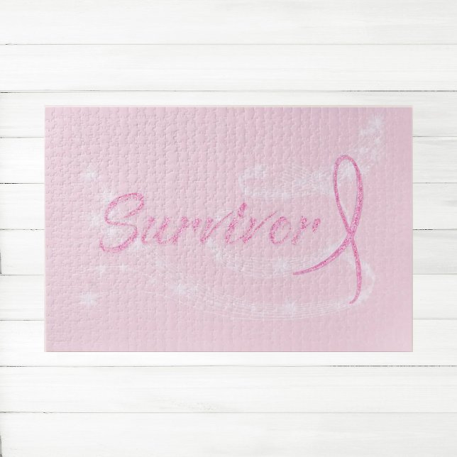 Sobreviviente de cáncer de mama Rompecabezas rompe (Breast Cancer Survivor Puzzle)