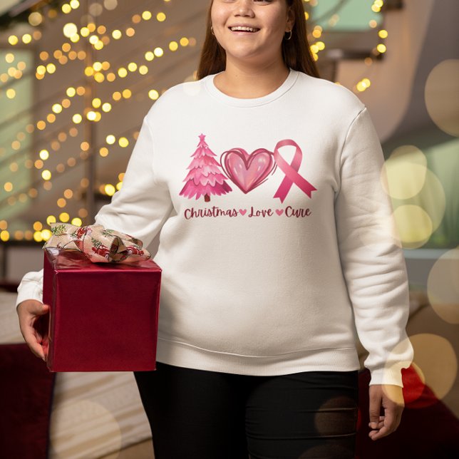 Sobreviviente de cáncer de mama, suéter de Navidad (Subido por el creador)