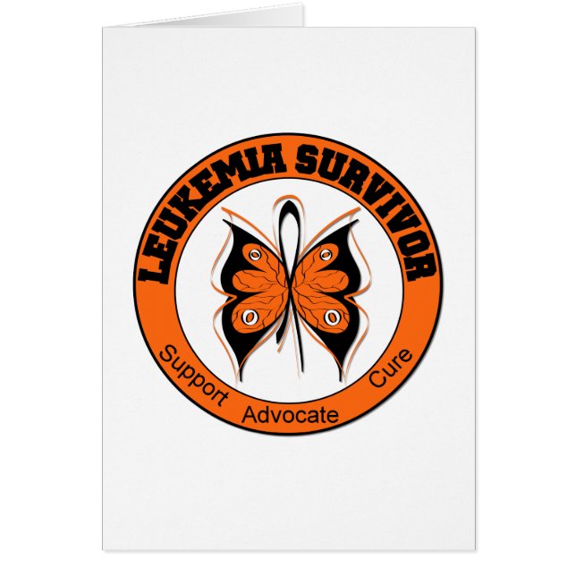 Sobreviviente de leucemia mariposa (Frente)