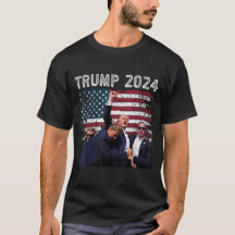 Sobreviviente de Trump lucha contra la camiseta de