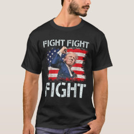 Sobreviviente de Trump lucha contra la camiseta de
