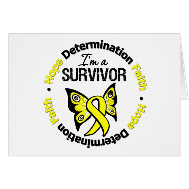 Sobreviviente del sarcoma Esperanza Determinación  (Anverso (Horizontal))