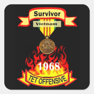Sobreviviente Vietnam Tet Offensive Pegatinas
