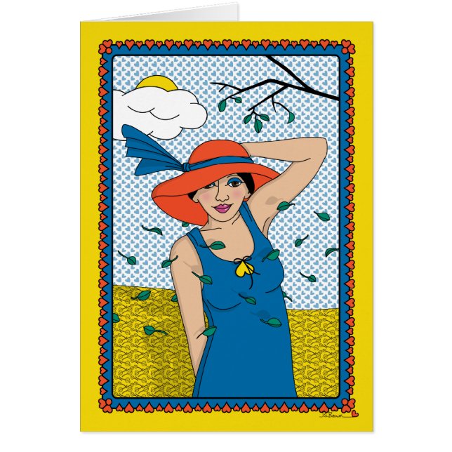 Sobrevivir la Tormenta Tarjeta de Saludo (Frente)