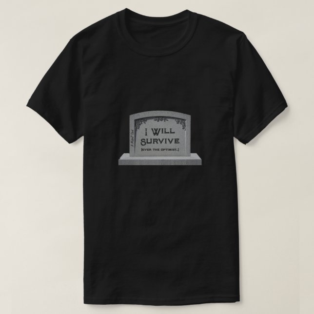 Sobreviviré - Una camiseta del señor P (Diseño del anverso)