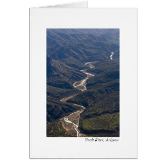 Sobrevuelo de Verde, río de Verde, Arizona